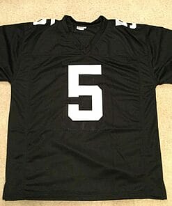 Alternative view of UNSIGNED CUSTOM Sewn Stitched Blake Bortles Black Jersey