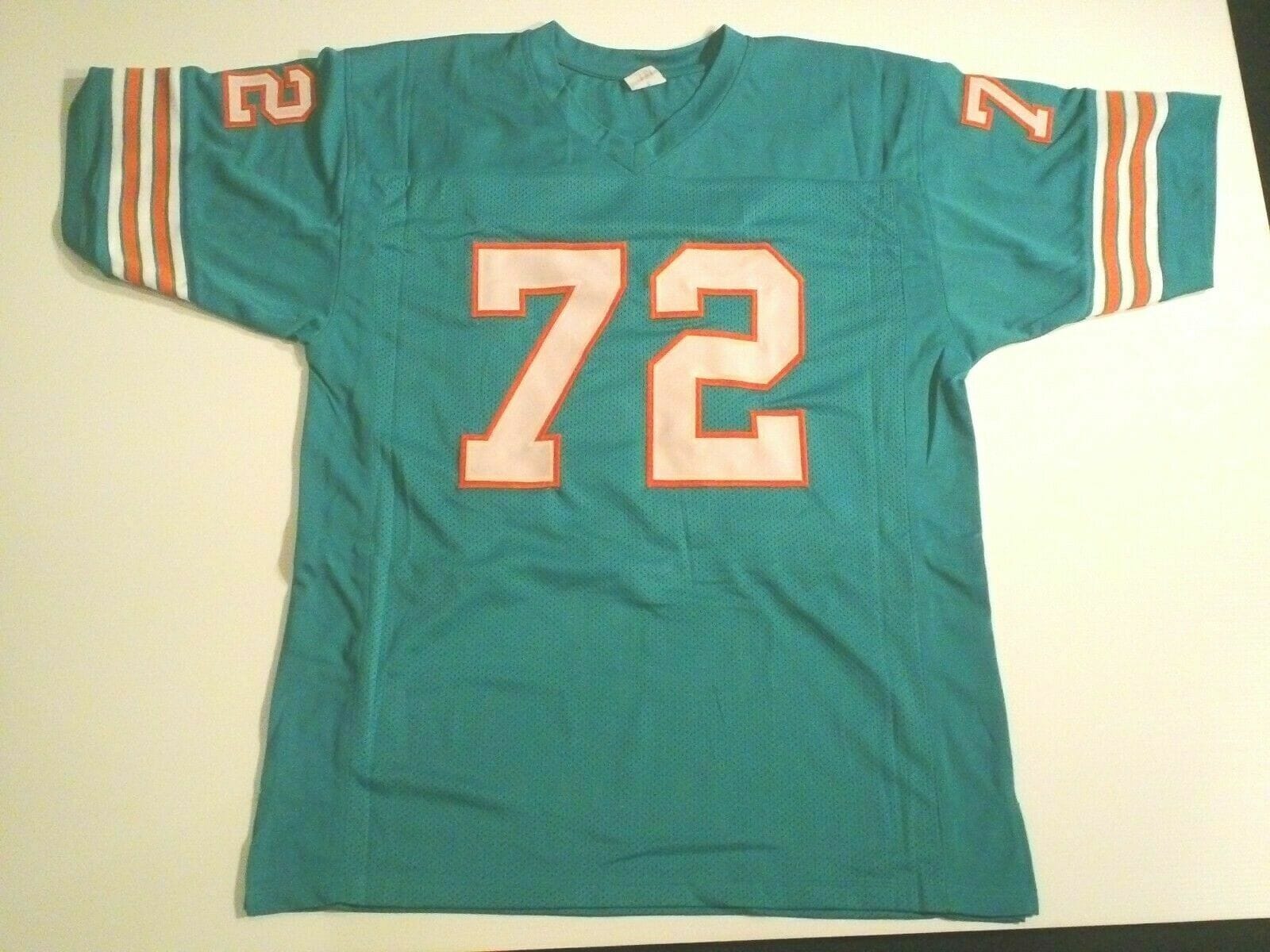 UNSIGNED CUSTOM Sewn Stitched Perfect Season Teal Jersey 2 UNSIGNED CUSTOM Sewn Stitched Perfect Season Teal Jersey - Image 2
