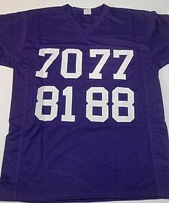 Alternative view of UNSIGNED CUSTOM Sewn Stitched Purple People Eaters Purple Jersey