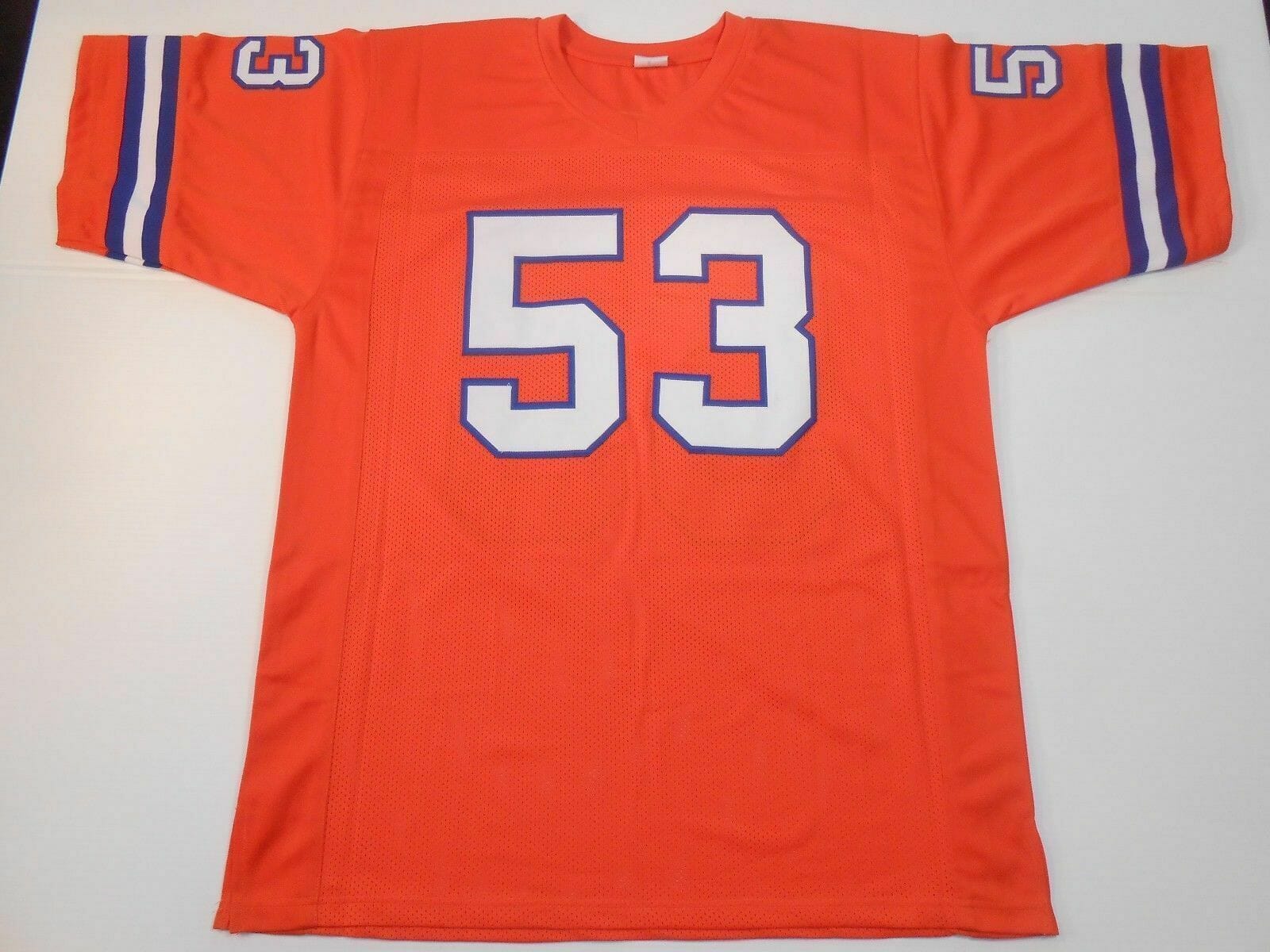 UNSIGNED CUSTOM Sewn Stitched Randy Gradishar Orange Jersey 2 UNSIGNED CUSTOM Sewn Stitched Randy Gradishar Orange Jersey - Image 2