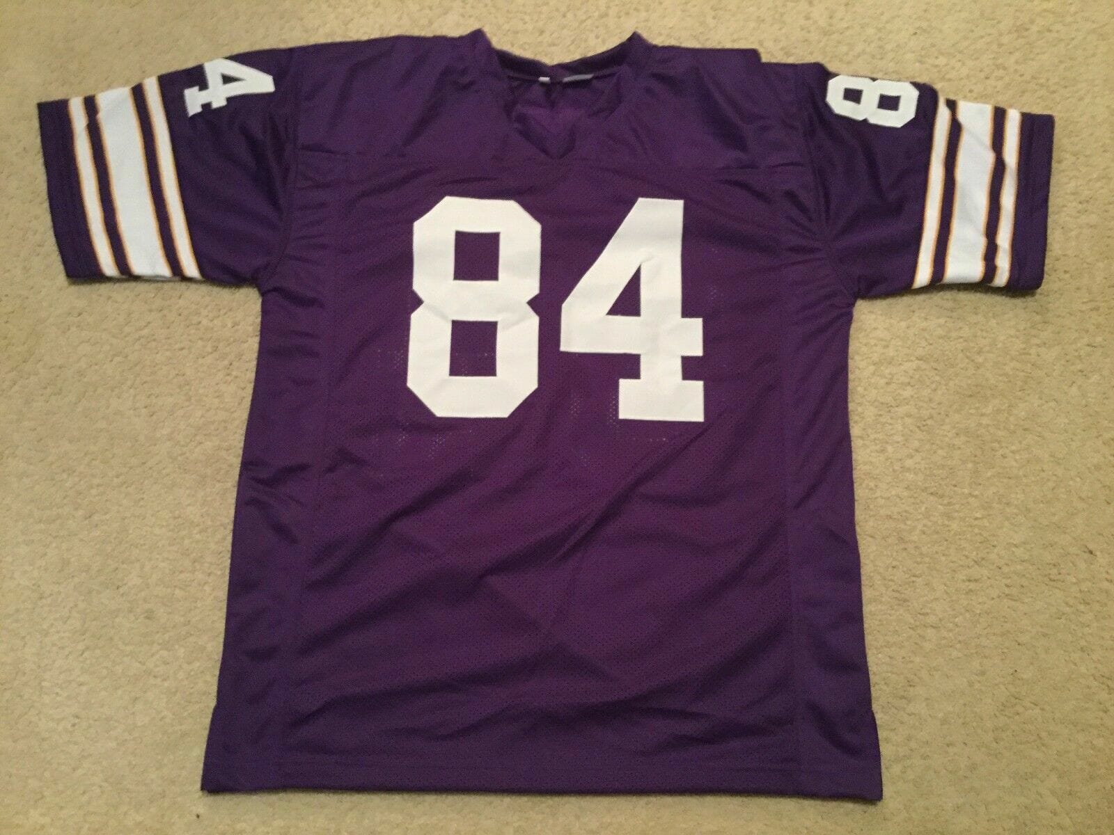 UNSIGNED CUSTOM Sewn Stitched Randy Moss Purple Jersey 2 UNSIGNED CUSTOM Sewn Stitched Randy Moss Purple Jersey - Image 2