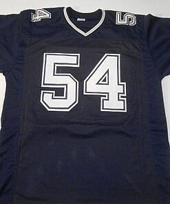 Alternative view of UNSIGNED CUSTOM Sewn Stitched Randy White Blue Jersey