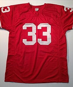 Alternative view of UNSIGNED CUSTOM Sewn Stitched Rodney Hampton Blue Jersey