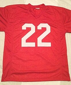 Alternative view of UNSIGNED CUSTOM Sewn Stitched Roger Staubach White Jersey