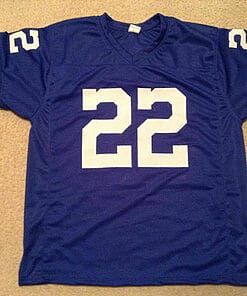 Alternative view of UNSIGNED CUSTOM Sewn Stitched Bob Hayes Blue Jersey