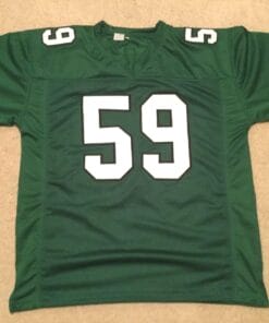 Alternative view of UNSIGNED CUSTOM Sewn Stitched Seth Joyner Green Jersey