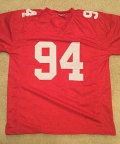 Alternative view of UNSIGNED CUSTOM Sewn Stitched Solomon Thomas Red Jersey