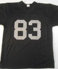 Alternative view of UNSIGNED CUSTOM Sewn Stitched Ted Hendricks Black Jersey