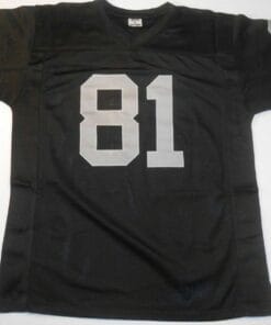 Alternative view of UNSIGNED CUSTOM Sewn Stitched Tim Brown Black Jersey