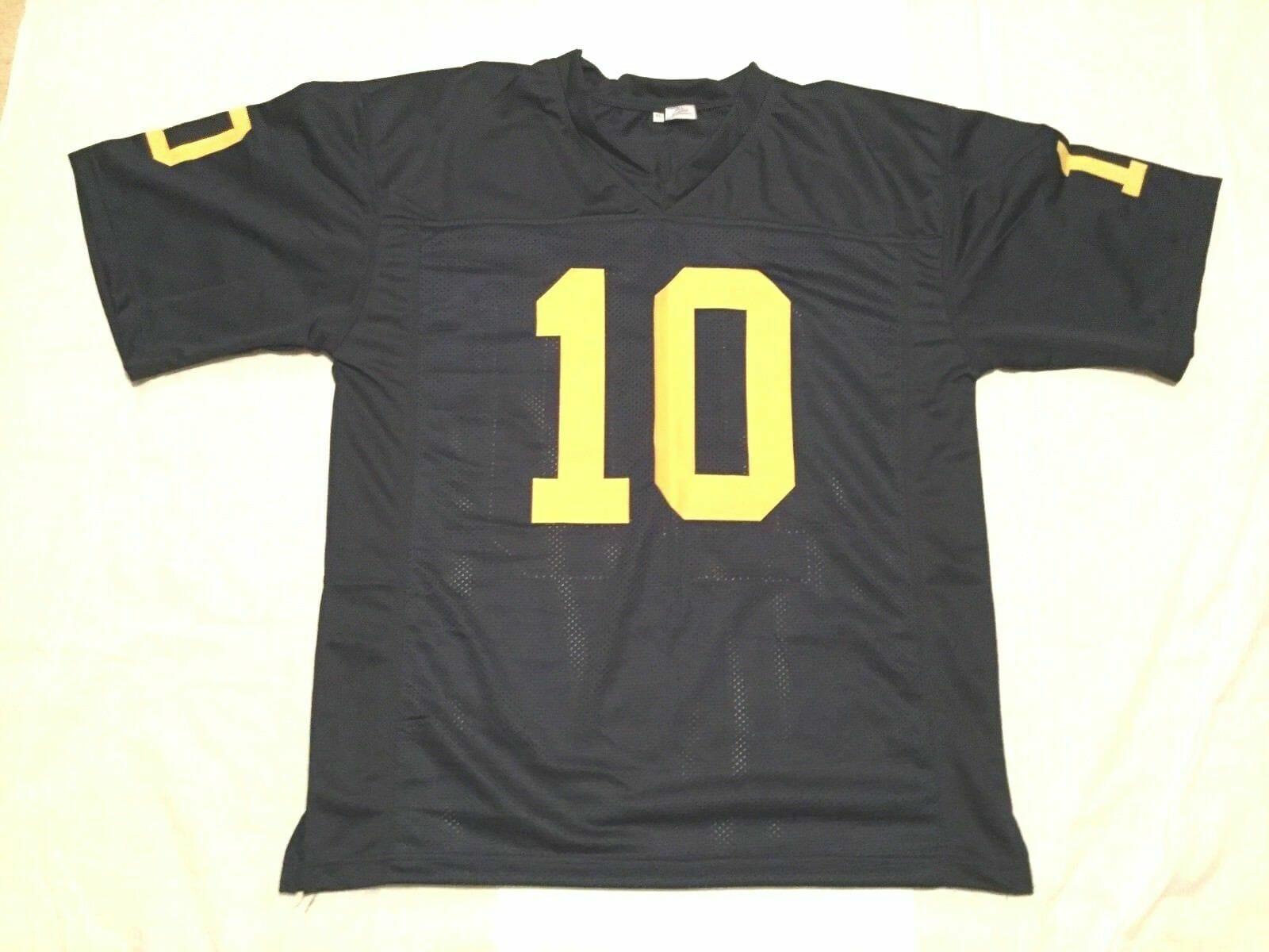 UNSIGNED CUSTOM Sewn Stitched Tom Brady Blue Jersey 2 UNSIGNED CUSTOM Sewn Stitched Tom Brady Blue Jersey - Image 2