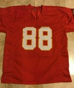 UNSIGNED CUSTOM Sewn Stitched Tony Gonzalez ERROR Red Jersey 4 s l1600 603