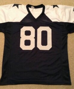 Alternative view of UNSIGNED CUSTOM Sewn Stitched Tony Hill Thanksgiving Jersey