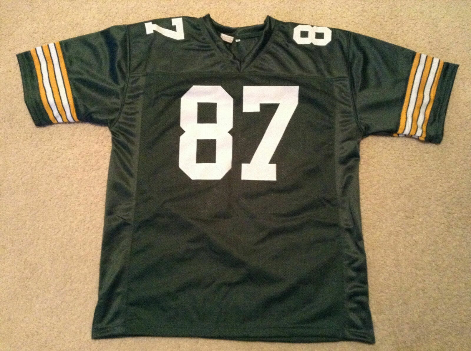 UNSIGNED CUSTOM Sewn Stitched Willie Davis Green Jersey 2 UNSIGNED CUSTOM Sewn Stitched Willie Davis Green Jersey - Image 2