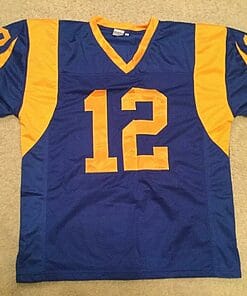 Alternative view of UNSIGNED CUSTOM Sewn Stitched Brandin Cooks Blue Jersey