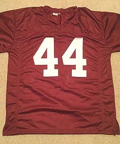 Alternative view of UNSIGNED CUSTOM Sewn Stitched Brian Bosworth Crimson Jersey