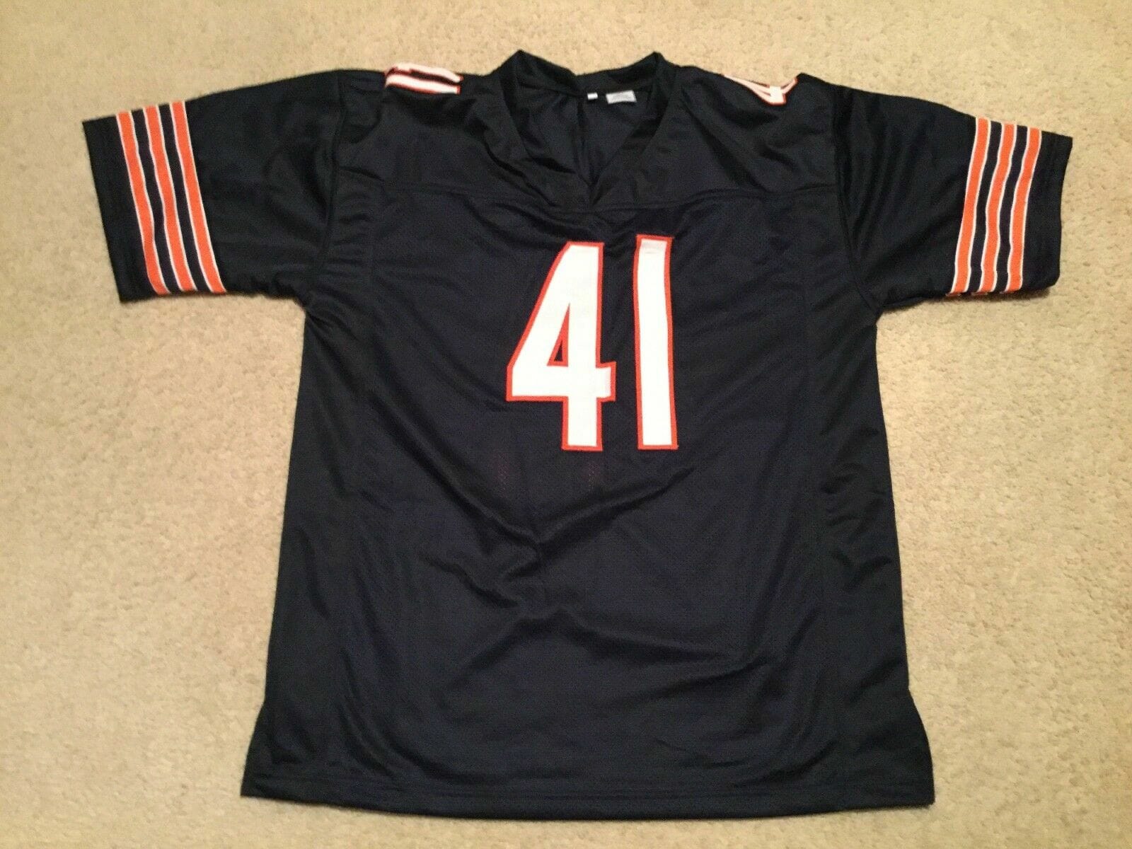 UNSIGNED CUSTOM Sewn Stitched Brian Piccolo Blue Jersey 2 UNSIGNED CUSTOM Sewn Stitched Brian Piccolo Blue Jersey - Image 2