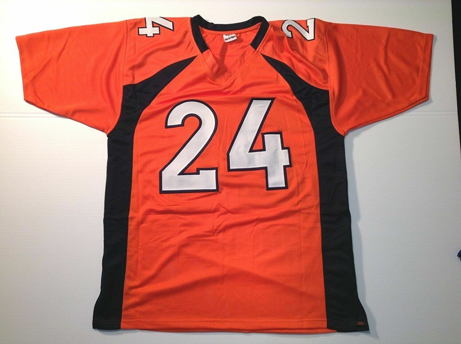 UNSIGNED CUSTOM Sewn Stitched Champ Bailey Orange Jersey 2 UNSIGNED CUSTOM Sewn Stitched Champ Bailey Orange Jersey - Image 2