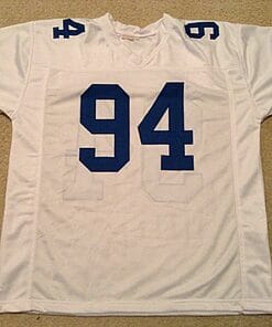 Alternative view of UNSIGNED CUSTOM Sewn Stitched Charles Haley White Jersey