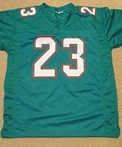 Alternative view of UNSIGNED CUSTOM Sewn Stitched Jay Ajayi Teal Jersey