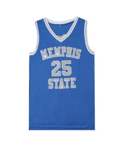 Alternative view of Memphis Grizzlies #25 Chandler Parsons Movie Basketball Jersey Blue