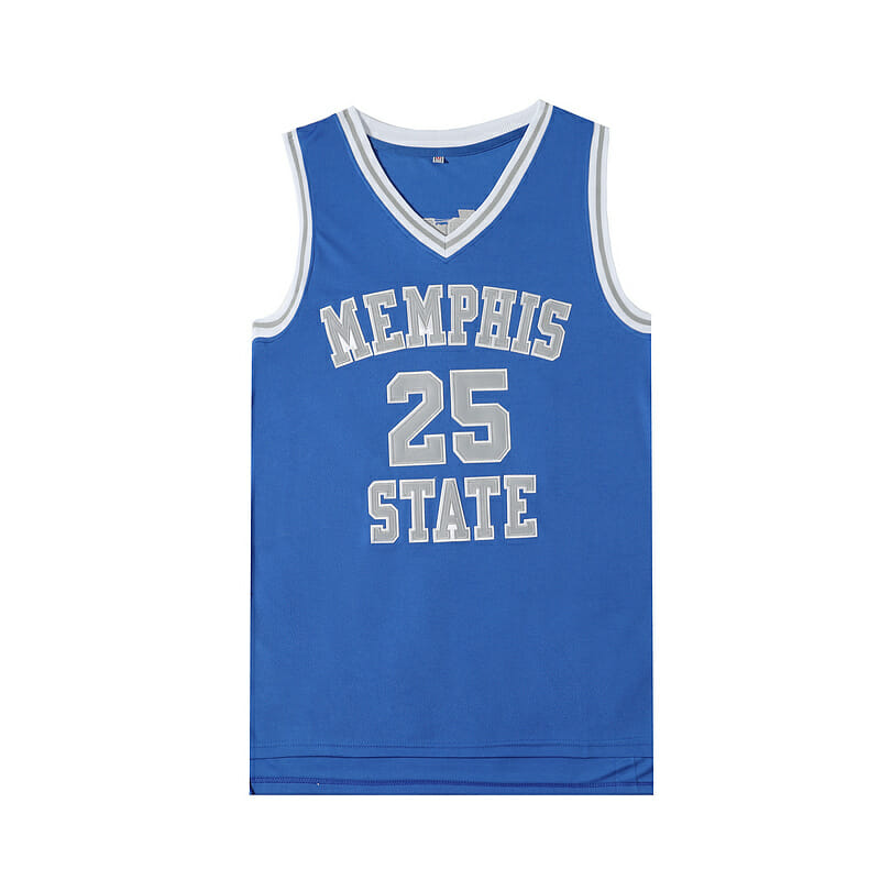 Memphis Grizzlies #25 Chandler Parsons Movie Basketball Jersey Blue 2 Memphis Grizzlies #25 Chandler Parsons Movie Basketball Jersey Blue - Image 2