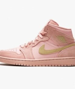 Air Jordan 1 Mid Coral Gold
