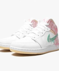 Alternative view of Air Jordan 1 Mid SE GS “Ice Cream”