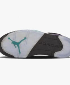 Alternative view of Air Jordan 5 Retro Black Grape