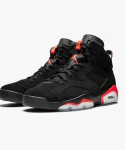 Alternative view of Air Jordan 6 Retro Black Infrared