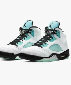 Alternative view of Air Jordan 5 Retro Island Green