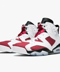 Alternative view of Air Jordan Retro 6 Carmine