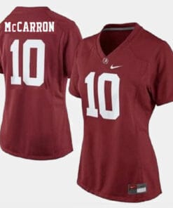Alabama Crimson Tide #10 A.J. Mccarron College Football Red Jersey