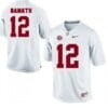 Alabama Crimson Tide #12 Joe Namath NCAA Football Jersey White