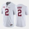 Alabama Crimson Tide #2 Derrick Henry Color Stitched Jersey White