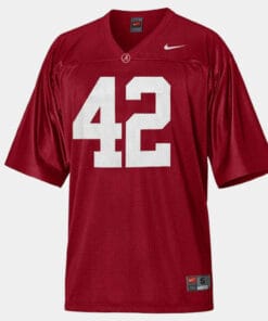 Alabama Crimson Tide #42 Eddie Lacy College Football Red Jersey