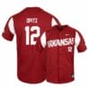 Arkansas Razorbacks 12 Casey Opitz Red Elite Baseball Jersey 5 Arkansas Razorbacks 12 Casey Opitz Red Elite Baseball Jersey