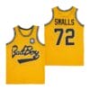 Badboy #72 Smalls Movie Basketball Jersey Yellow 5 Badboy 72 Smalls Movie Basketball Jersey Yellow