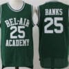 Bel Air Academy #25 Banks Basketball Jersey 5 Bel Air Academy 25 Banks Basketball Jersey