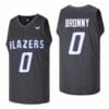 Blazers #0 Bronny Basketball Jersey Black 4 Blazers 0 Bronny Basketball Jersey Black