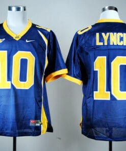 California Golden Bears #10 Marshawn Lynch Football Jersey Blue