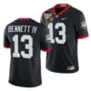 Georgia Bulldogs 13 Stetson Bennett 2021 Orange Bowl Black College Football Playoff Jersey