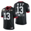 Georgia Bulldogs #13 Stetson Bennett 3-Times CFP National Champions Jersey Black MVP Uniform 4 Georgia Bulldogs 13 Stetson Bennett 3 Times CFP National Champions Jersey Black MVP Uniform