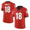 Georgia Bulldogs 18 Jt Daniels NCAA College Football Jersey Red