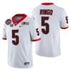 Kelee Ringo Jersey #5 Georgia Bulldogs 2021-22 CFP National Champions White 4 Kelee Ringo Jersey #5 Georgia Bulldogs 2021-22 CFP National Champions White