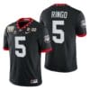 Kelee Ringo Jersey #5 Uga 3-Times CFP National Champions Alternate Uniform Black 5 Kelee Ringo Jersey #5 Uga 3-Times CFP National Champions Alternate Uniform Black
