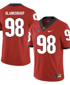 Georgia Bulldogs #98 Rodrigo Blankenship College Football Jersey Red