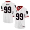 Uga Jordan Davis Jersey #99 College Football NCAA White 6 Uga Jordan Davis Jersey #99 College Football NCAA White