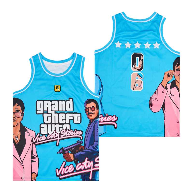 Grand The Ftauto Vice City Movie Basketball Jersey 1 Grand The Ftauto Vice City Movie Basketball Jersey