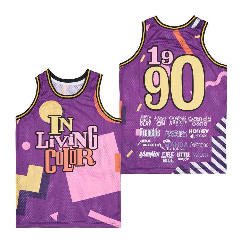 In Living Color 1990 Movie Basketball Jersey 1 In Living Color 1990 Movie Basketball Jersey