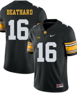 Iowa Hawkeyes #16 CJ Beathard Black NCAA College Football Jersey